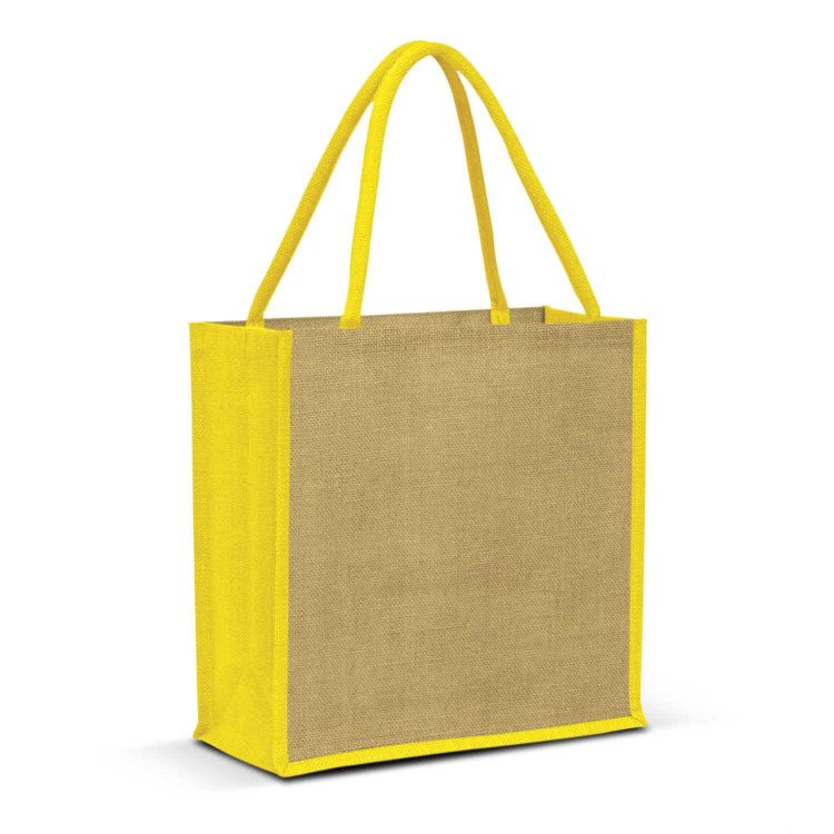 MonzaJuteToteBagyellow