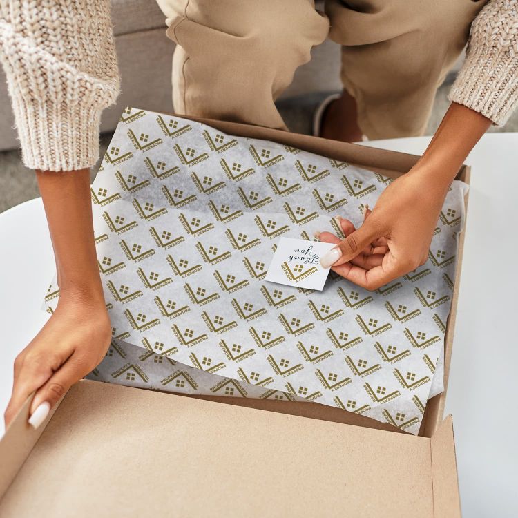 Picture of Custom Tissue Paper - White