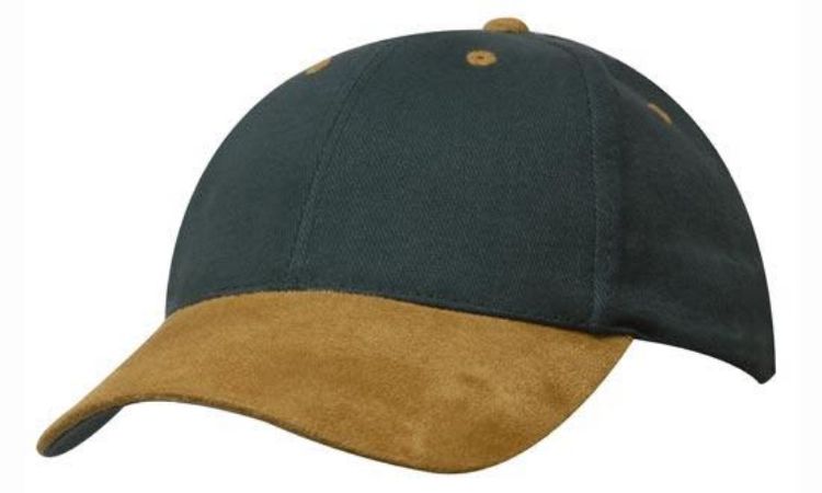 Picture of Brushed Heavy Cotton Cap with Suede Peak