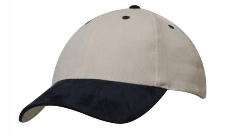 Picture of Brushed Heavy Cotton Cap with Suede Peak