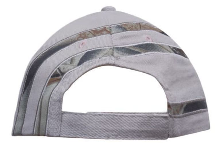 Picture of Brushed Heavy Cotton Cap with Camouflage Inserts