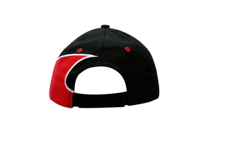 Picture of Brushed Heavy Cotton Cap with Inserts & Embroidery on Crown & Peak