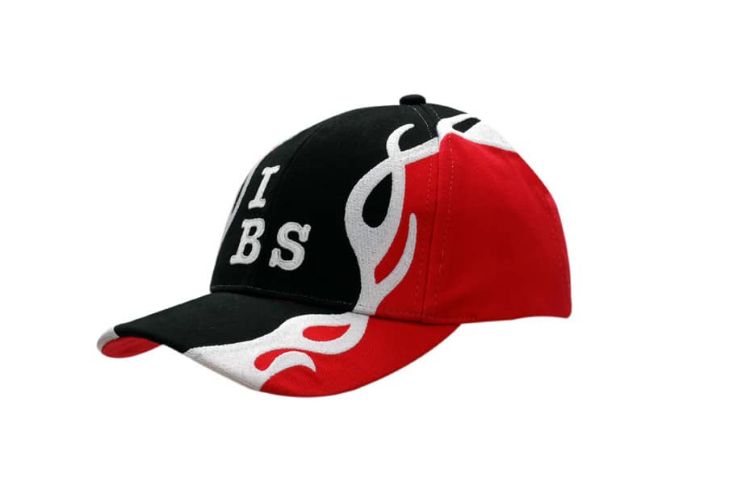 Picture of Brushed Heavy Cotton Cap with Flame Embroidery on Crown & Peak