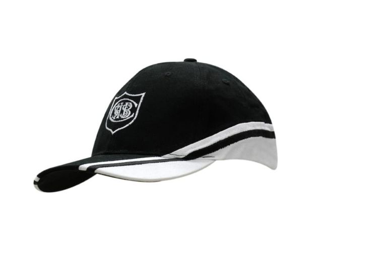Picture of Brushed Heavy Cotton Cap with Crown & Peak Inserts/Embroidery