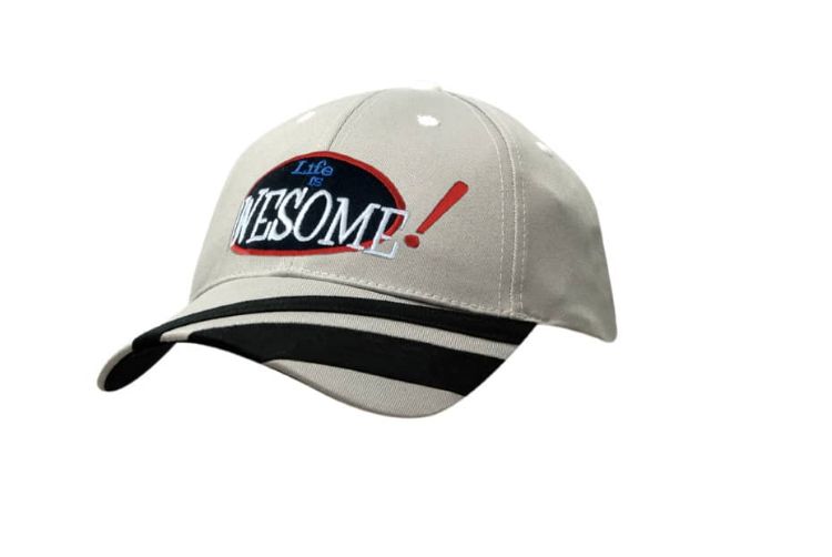 Picture of Deluxe Bull Denim Cotton Twill Cap with Peak Fabric Stripes