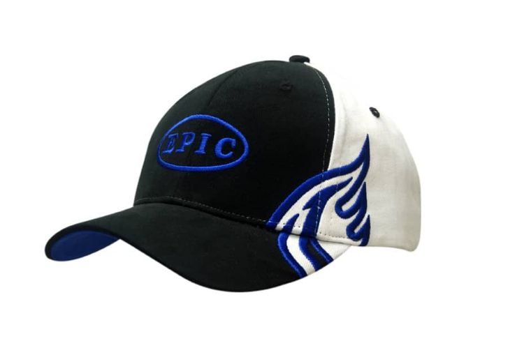 Picture of Brushed Heavy Cotton Cap with Wing Embroidery on Crown & Peak