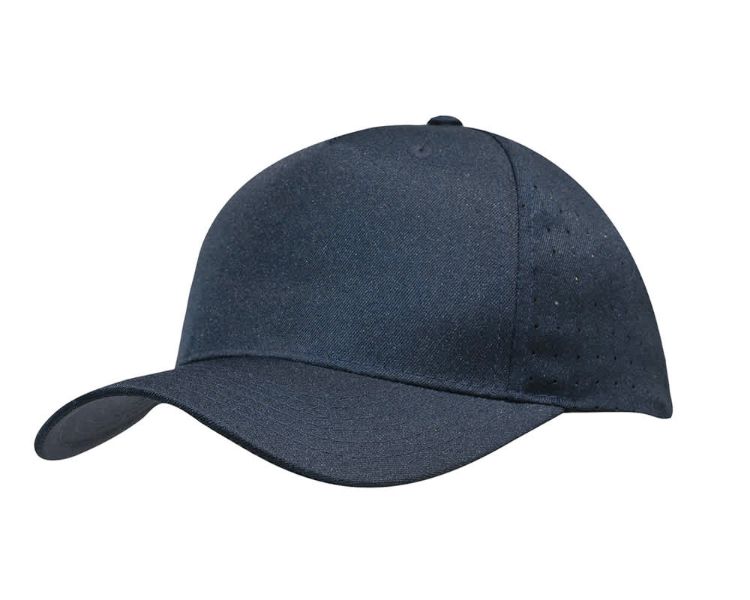 Picture of Breathable Poly Twill Cap with Circle Perforations