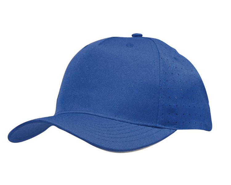 Picture of Breathable Poly Twill Cap with Circle Perforations
