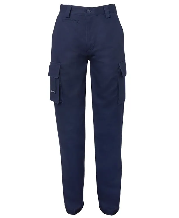 JB's Ladies Multi Pkt Stretch Twill Pant Navy