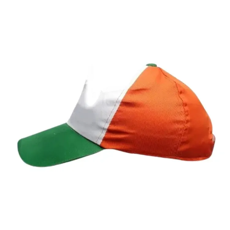 Brushed Heavy Cotton Cap with Piping Tri-Colour